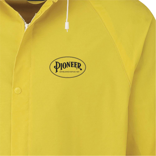 577J Rain Jacket, Polyester/PVC, Small, Yellow Ontario Packaging