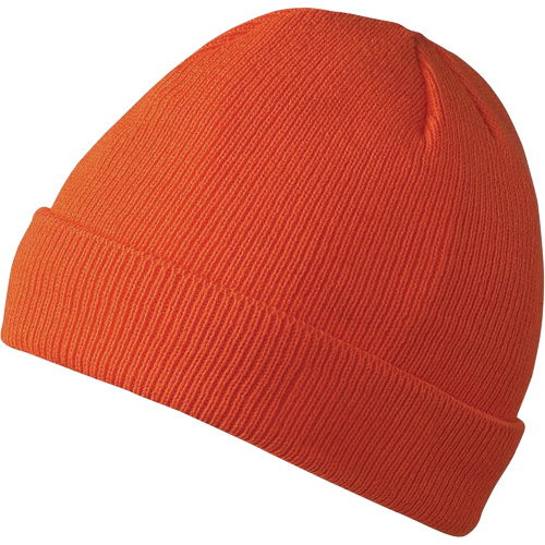 5564A Lined Toque, Acrylic Lining, One Size, High Visibility Orange Ontario Packaging