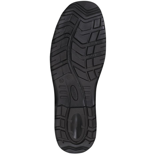 1027 Bottes de travail 8" noires, Cuir, Embout Acier, Taille 14 Ontario Packaging