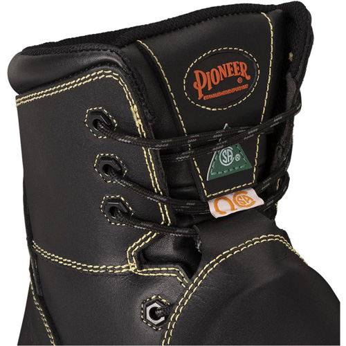 1060 Bottes de s&eacute;curit&eacute; avec protection m&eacute;tatarsienne, Cuir, Taille 10 Ontario Packaging