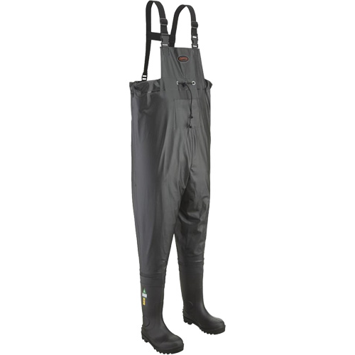 1043 Chest Waders, 10, Steel Toe Ontario Packaging