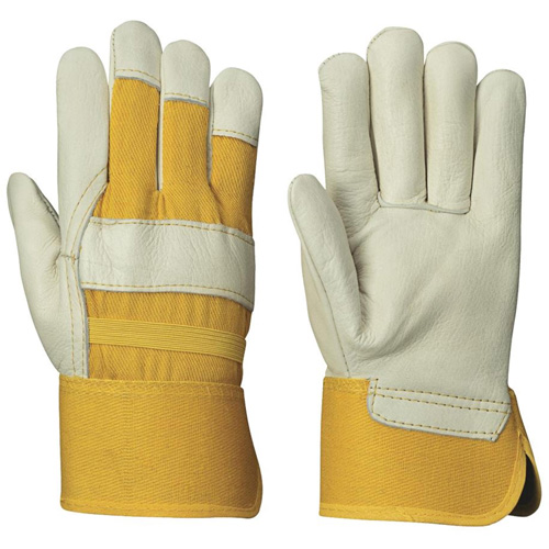 531 Fitter's Gloves, One Size, Grain Cowhide Palm Ontario Packaging