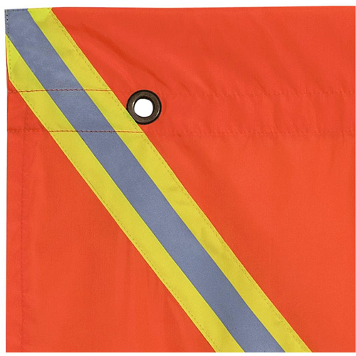 353 Drapeau avec bande r&eacute;fl&eacute;chissante, Polyester Ontario Packaging