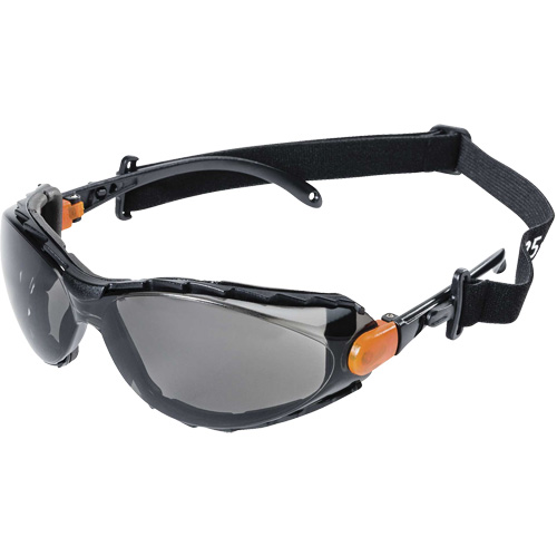 XPS502 Lunettes de s&eacute;curit&eacute; &eacute;tanches, Lentille Fum&eacute;e, Antibu&eacute;e/Anti-&eacute;gratignures Ontario Packaging