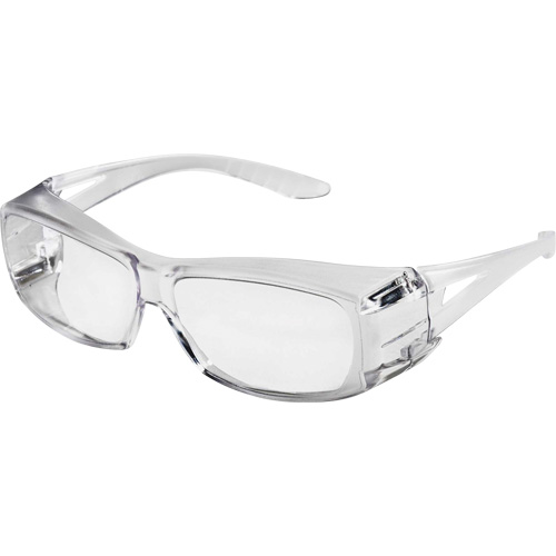 X350 Lunettes de s&eacute;curit&eacute; OTG, Lentille Transparent, Anti-&eacute;gratignures, ANSI Z87+/R&eacute;pond ou surpasse la norme CSA Z94.3 Ontario Packaging