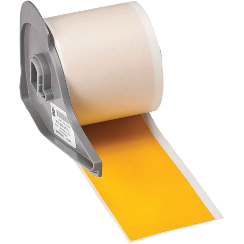 All-Weather Permanent Adhesive Label Tape, Vinyl, Yellow, 2" Width Ontario Packaging