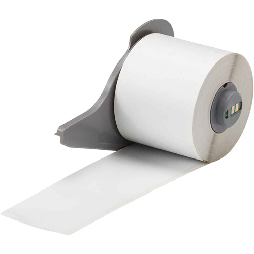 All-Weather Permanent Adhesive Label Tape, Vinyl, White, 2" Width Ontario Packaging