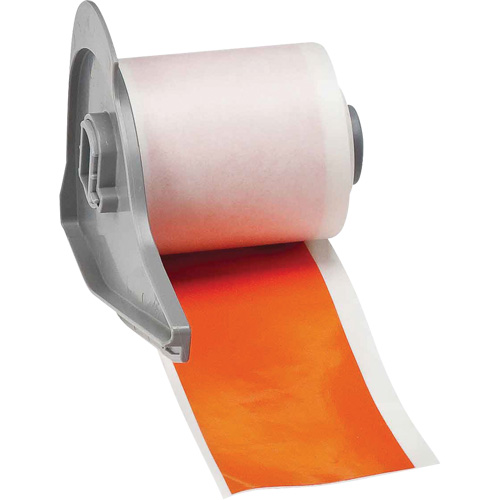 All-Weather Permanent Adhesive Label Tape, Vinyl, Orange, 2" Width Ontario Packaging
