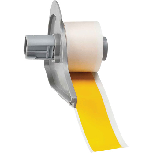 All-Weather Permanent Adhesive Label Tape, Vinyl, Yellow, 1" Width Ontario Packaging