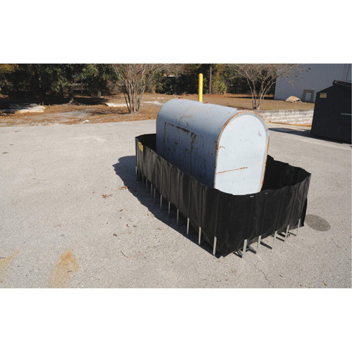 Ultra-275 Containment Sump&reg; Flexible Fuel Tank Container with Drain, 102" L x 48" W, 400 US gal. Capacity Ontario Packaging