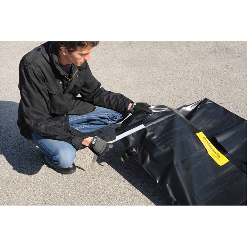 Ultra-275 Containment Sump&reg; Flexible Fuel Tank Container with Drain, 102" L x 48" W, 400 US gal. Capacity Ontario Packaging