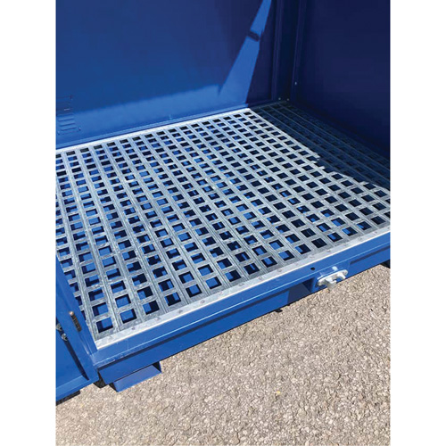 Palette de d&eacute;versement en acier avec couvercle rigide S-4 Ultra, 61" lo x 54,4" la x 52" h, Capacit&eacute; de charge 4700 lb Ontario Packaging
