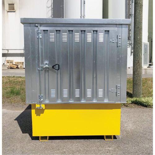 Steel Ultra-IBC Hard Top, 71.1" L x 83.1" W x 66.3" H, 5640 lbs. Load Capacity Ontario Packaging