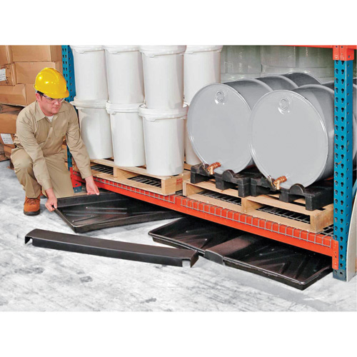Single-Tray Ultra-Rack Containment Tray&reg;, 44" L x 23.5" W x 2.8" H, 8 US gal. Spill Capacity Ontario Packaging