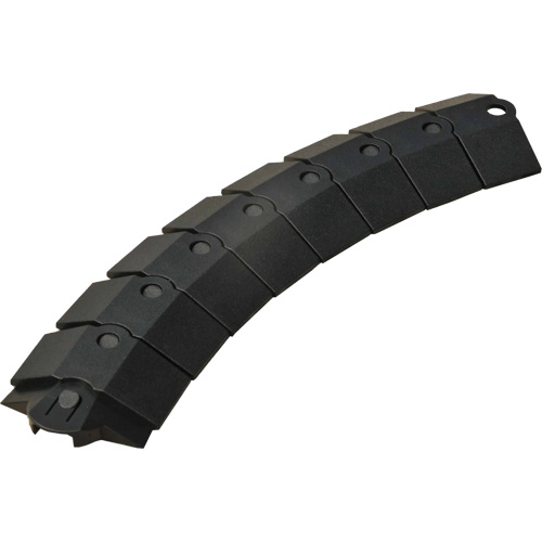 Small Ultra-Sidewinder Cable Protection System avec capuchons, 39,5" x 3" x 0,8", 2000 lb (1 tonne) Ontario Packaging