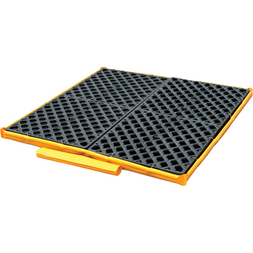 4-Drum Flexible Ultra-Spill Deck&reg; Bladder System, 110 US gal. Spill Capacity, 51" x 48" x 5" Ontario Packaging