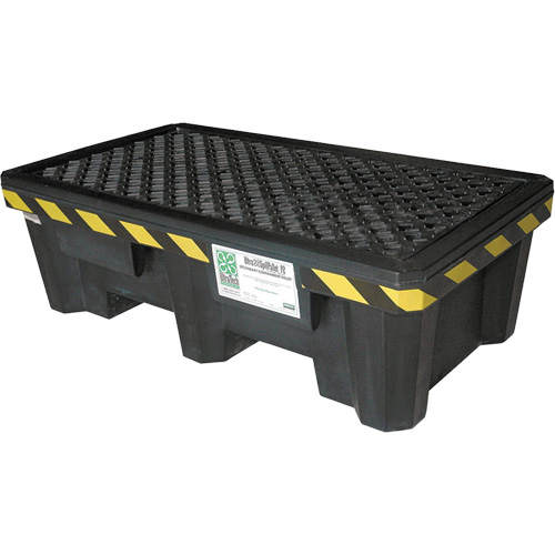 2-Drum Economy Ultra-Spill Pallet&reg;, 66 US gal. Spill Capacity, 53" x 29" x 16.5" Ontario Packaging