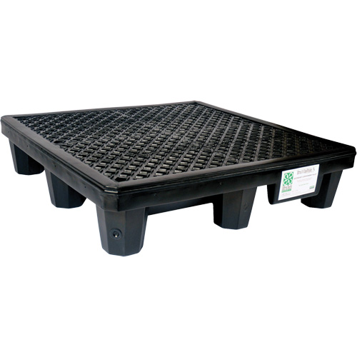 4-Drum Economy Ultra-Spill Pallet&reg;, 66 US gal. Spill Capacity, 53" x 53" x 11.8" Ontario Packaging