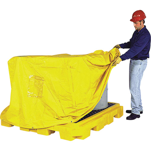 P2 Plus Ultra-Spill Pallet&reg; Pullover Cover Ontario Packaging