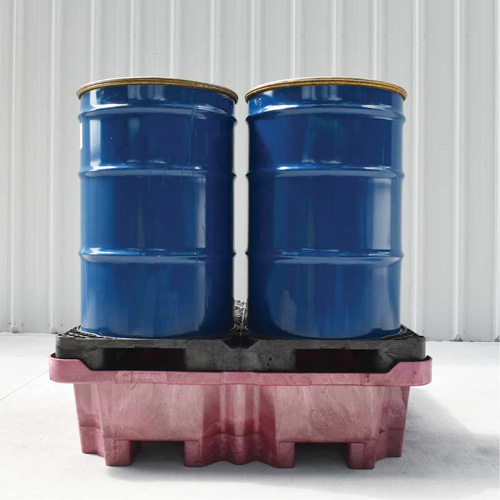 4-Drum Ultra-Spill King&reg; Drum Spill Pallet, 85 US gal. Spill Capacity, 51" x 51" x 17.5" Ontario Packaging
