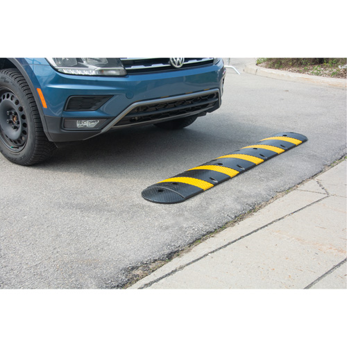 Speed Bump Kit, Rubber, 4' L x 11" W x 2" H Ontario Packaging