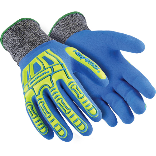 Gants r&eacute;sistants aux coupures Rig Lizard Fluid 7102, Taille 5/2T-petit, Calibre 13, Rev&ecirc;tement Nitrile, Enveloppe en Fibre de verre/PEHP, ASTM ANSI niveau A4 Ontario Packaging