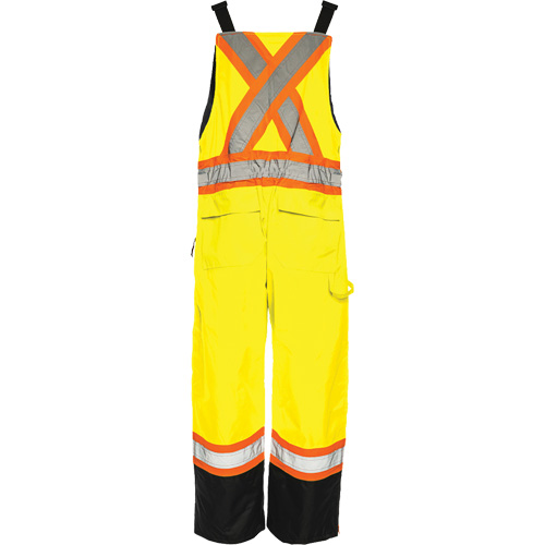 Salopette de s&eacute;curit&eacute; dhiver TO1, Polyester, Petit, Noir/Jaune lime haute visibilit&eacute; Ontario Packaging