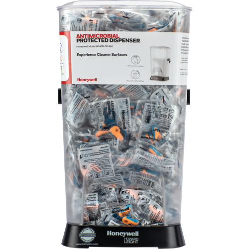 HL400 AM Corded Earplug Dispenser with LT-30 Earplugs Canister Ontario Packaging
