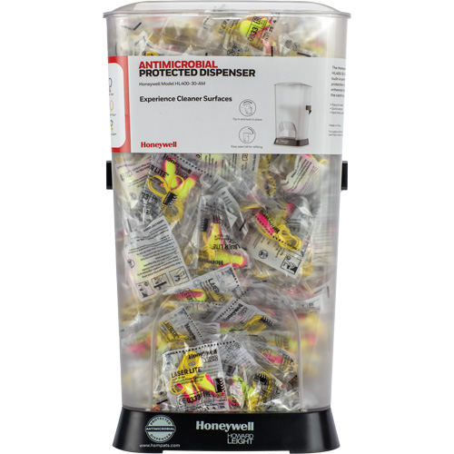 HL400 AM Corded Earplug Dispenser with LL-30 Earplugs Canister Ontario Packaging