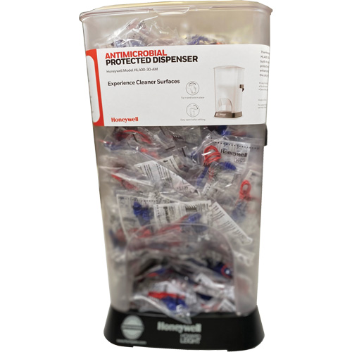 Distributeur de bouchons doreille filaires HL400 AM avec boîte de bouchons doreille AS-30R Ontario Packaging