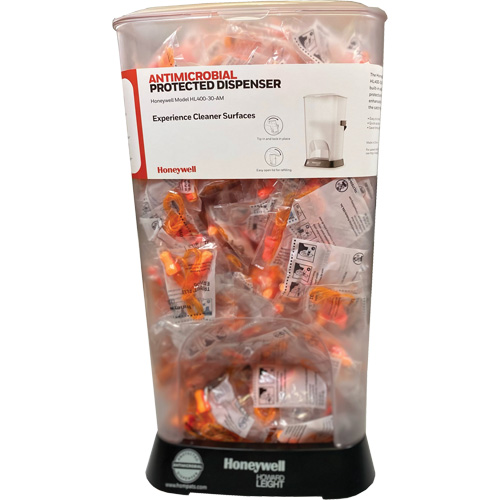 HL400 AM Corded Earplug Dispenser with TFP-30 Earplugs Canister Ontario Packaging