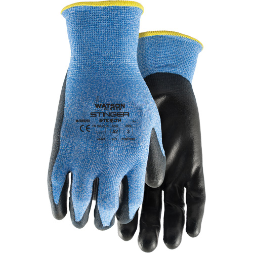 359 Stealth Stinger Cut Resistant Gloves, Size X-Small, 15 Gauge, Polyurethane Coated, Glass Fibre/Nylon/Spandex Shell, ASTM ANSI Level A2/EN 388 Level B Ontario Packaging