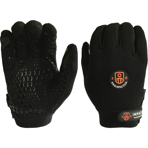 Gants de m&eacute;canicien anti-chocs, 7/Petit, Paume en Synth&eacute;tique/Su&egrave;de, Poignet &eacute;lastique/Boucle et crochet Ontario Packaging