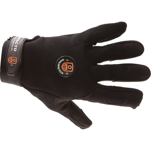 Gants de m&eacute;canicien anti-chocs, 7/Petit, Paume en Synth&eacute;tique/Su&egrave;de, Poignet &eacute;lastique/Boucle et crochet Ontario Packaging