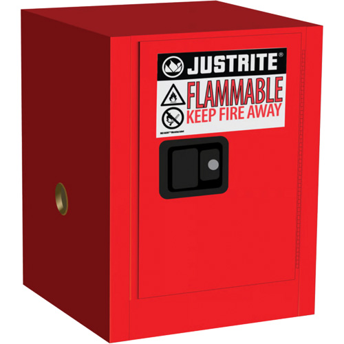 Sure-Grip&reg; EX Countertop Flammable Cabinet, 4 gal., 1 Door, 17" W x 22" H x 17" D Ontario Packaging