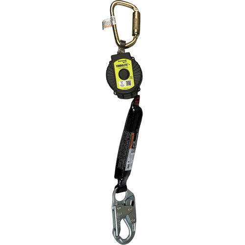 Limiteur de chute personnel TurboLite+ Miller, 11', Sangles, Stationnaire Ontario Packaging
