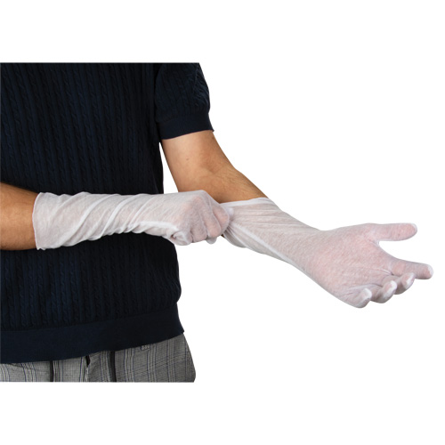 Gants d'inspection l&eacute;gers, Poly/coton, Poignet &agrave; ourlet, Hommes Ontario Packaging
