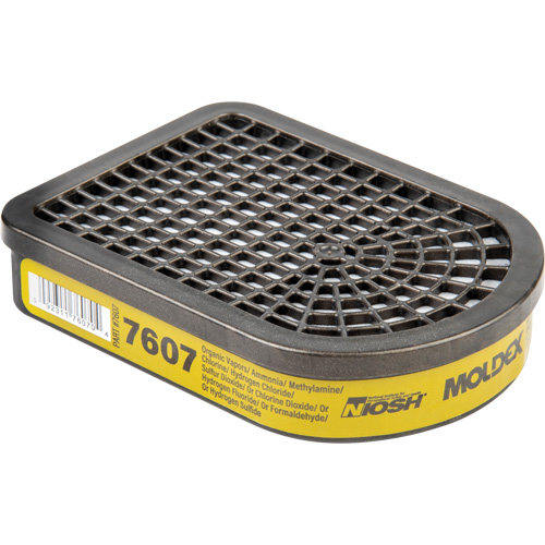 Cartouche pour respirateur semi-rectangulaire, Cartouche gaz/vapeur, Gaz multiples/Vapeurs Ontario Packaging