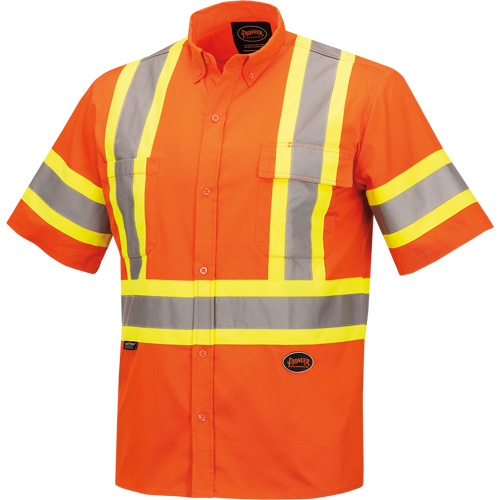 4442 Chandail &agrave; manches courtes de s&eacute;curit&eacute; ultra fraîche et ultra respirant, Coton, Petit, Orange haute visibilit&eacute; Ontario Packaging