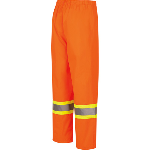 5627W Pantalon &agrave; bavette imperm&eacute;able pour femmes, Polyester/Polyur&eacute;thane, T-petit, Orange haute visibilit&eacute; Ontario Packaging