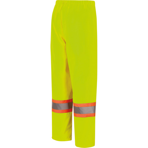 5629W Women's Waterproof Bib Pants, Polyester/Polyurethane, X-Small, High Visibility Lime-Yellow Ontario Packaging