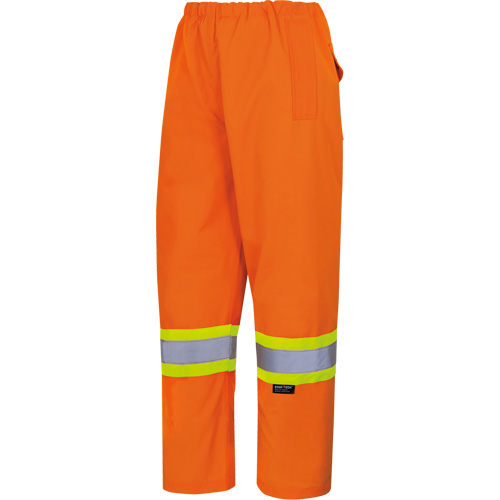 5576 450D Waterproof Safety Pants, Polyester/Polyurethane, Small, High Visibility Orange Ontario Packaging