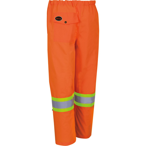 5576 450D Waterproof Safety Pants, Polyester/Polyurethane, Small, High Visibility Orange Ontario Packaging