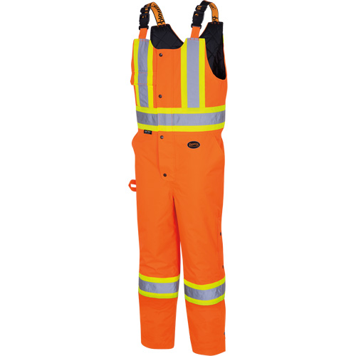 5040 Combinaisons de s&eacute;curit&eacute; matelass&eacute;e imperm&eacute;able, Polyester, Petit, Orange haute visibilit&eacute; Ontario Packaging