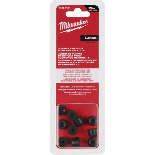 Ensemble de grands embouts pour bouchons d'oreilles de chantier Ontario Packaging