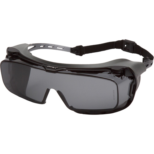 Lunettes &agrave; coques de s&eacute;curit&eacute; Cappture Plus, Lentille Gris, Antibu&eacute;e, Ventilation Ferm&eacute; Ontario Packaging