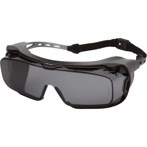 Cappture Safety Glasses, Grey Lens, Anti-Fog, ANSI Z87+/Meets/Exceeds CSA Z94.3 Ontario Packaging