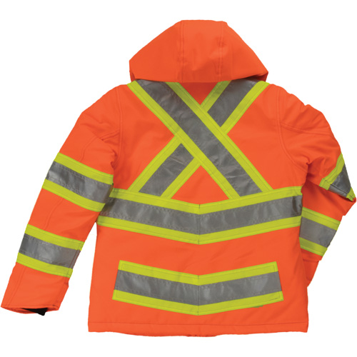 Manteau de s&eacute;curit&eacute; isolant et extensible pour femmes, Polyester, Orange haute visibilit&eacute;, T-petit Ontario Packaging