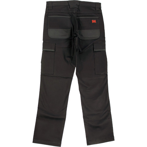 Pantalon de travail WP100, Coton/Spandex, Noir, Taille 4, Entrejambe 30 Ontario Packaging