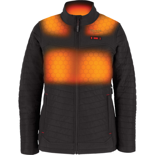 Manteau chauffant M12 Axis avec pile, Femmes, Grand, Noir Ontario Packaging
